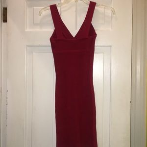 Stunning red BCBG Max Azaria dress